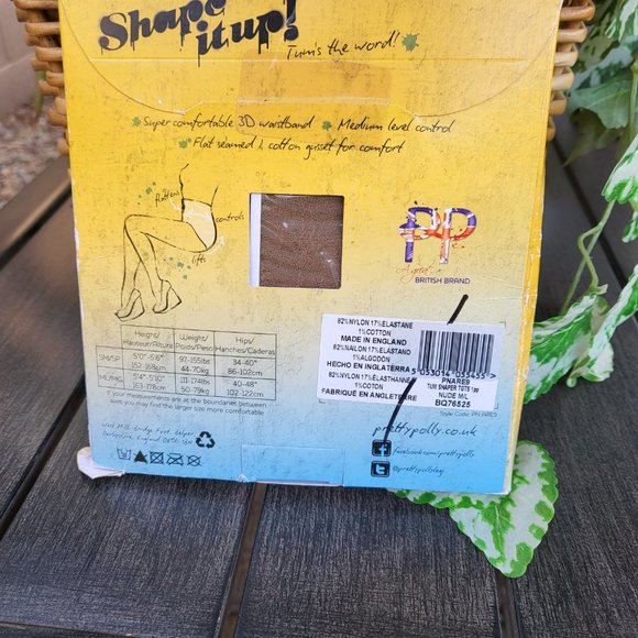 Pretty Polly Shape It Up 15 Denier Tummy Shaper Tights Nude - Picture 4 of 6